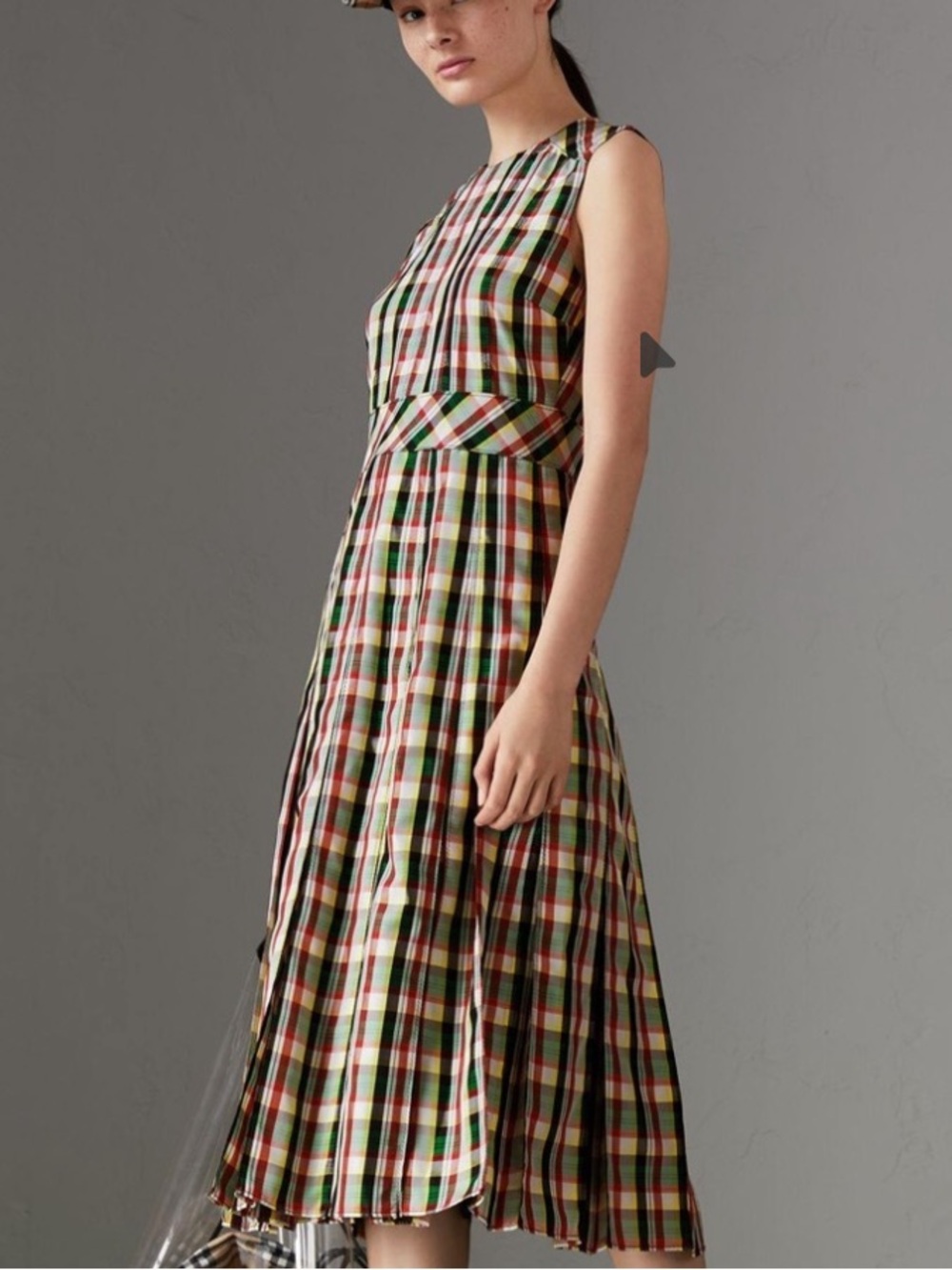 Burberry Aria Achni Plaid Dress